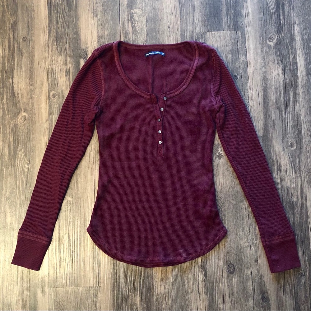 COPY - Abercrombie & Fitch Waffle Knit Slim-fit H…